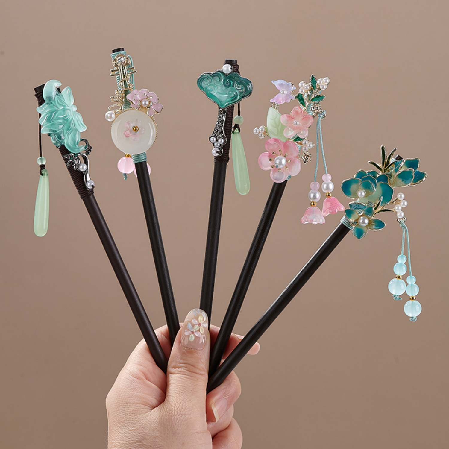 Florist Supplies - Винтажная заколка для волос с цветочным