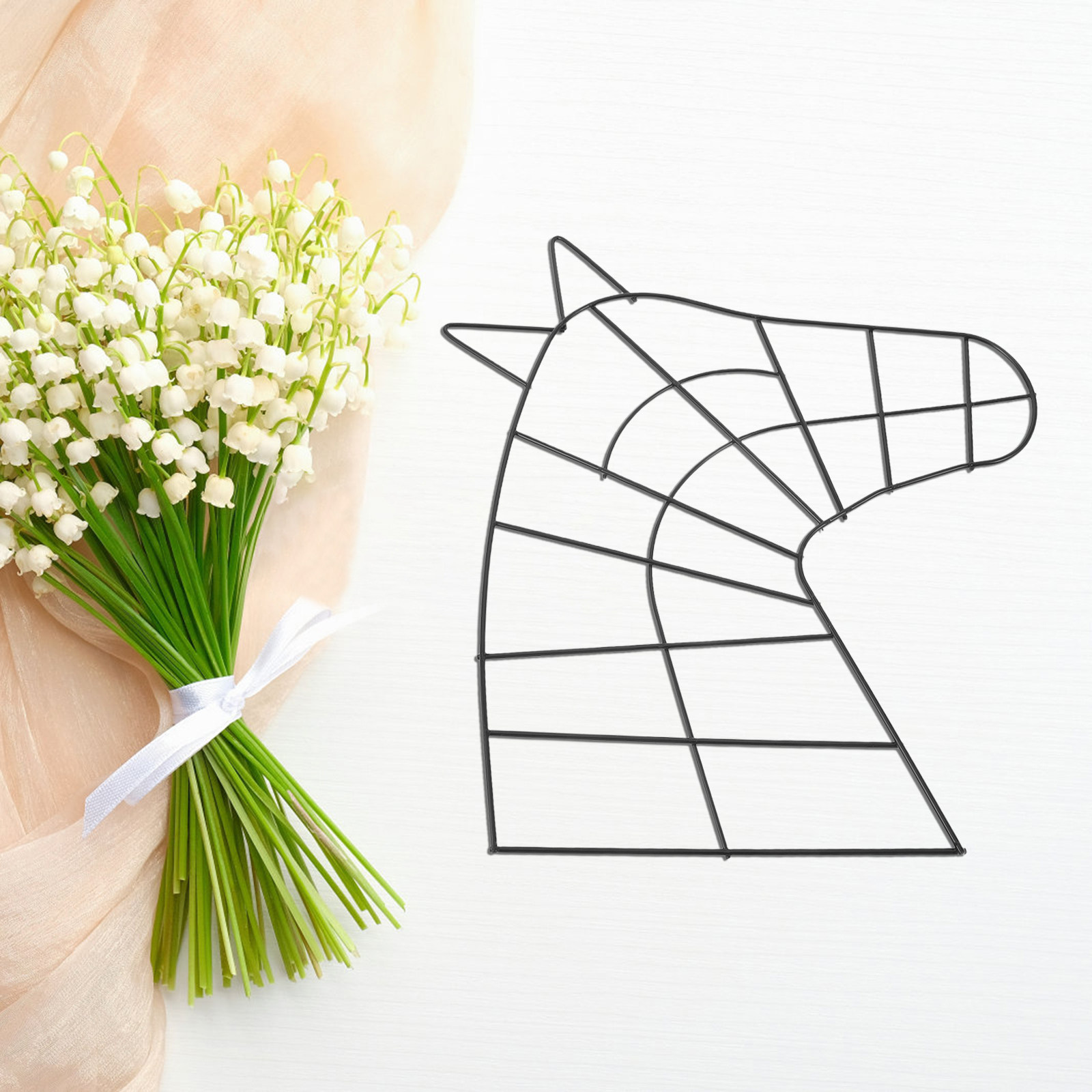 Wreath Form Wire - 2 шт. металлические оправы для венков,