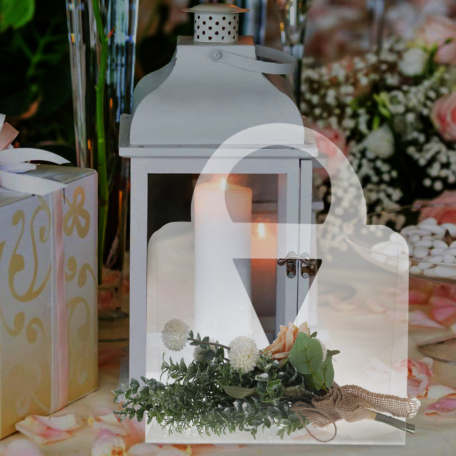4 шт. прозрачных подарочных па – обзор и цена Florist Supply Shop