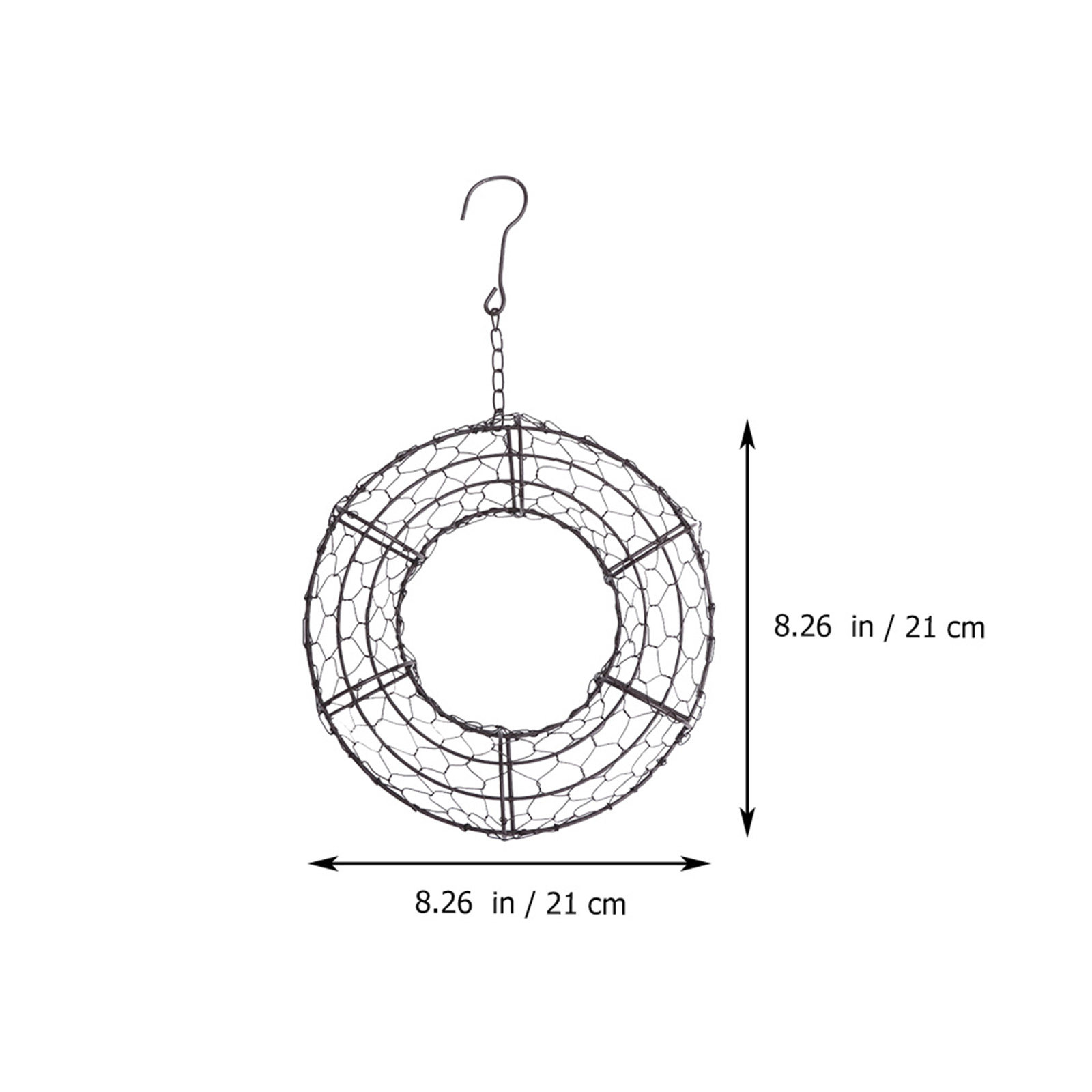 Круглая металлическая рама для – обзор и цена Wreath Form Wire