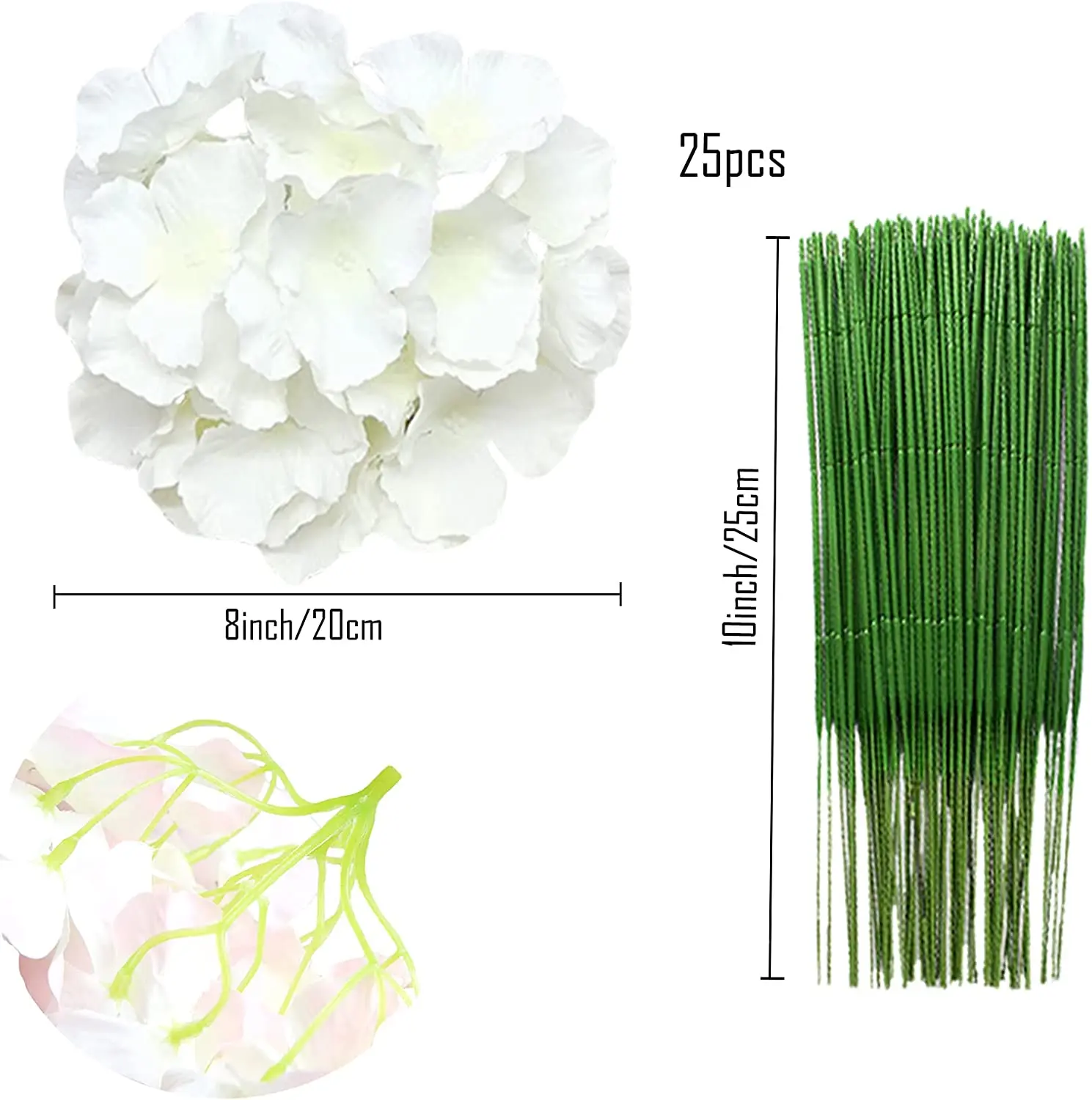 8-дюймовые большие искусственн – обзор и цена Florist Supply Bulk