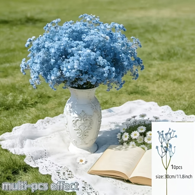 10 шт. искусственной синей гип – обзор и цена Florist Supply Bulk